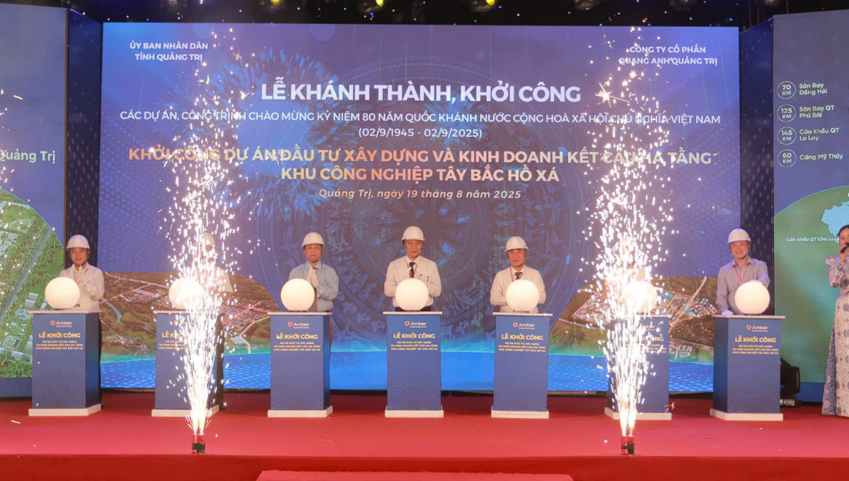 Quảng Trị khởi công Khu công nghiệp Tây Bắc Hồ Xá