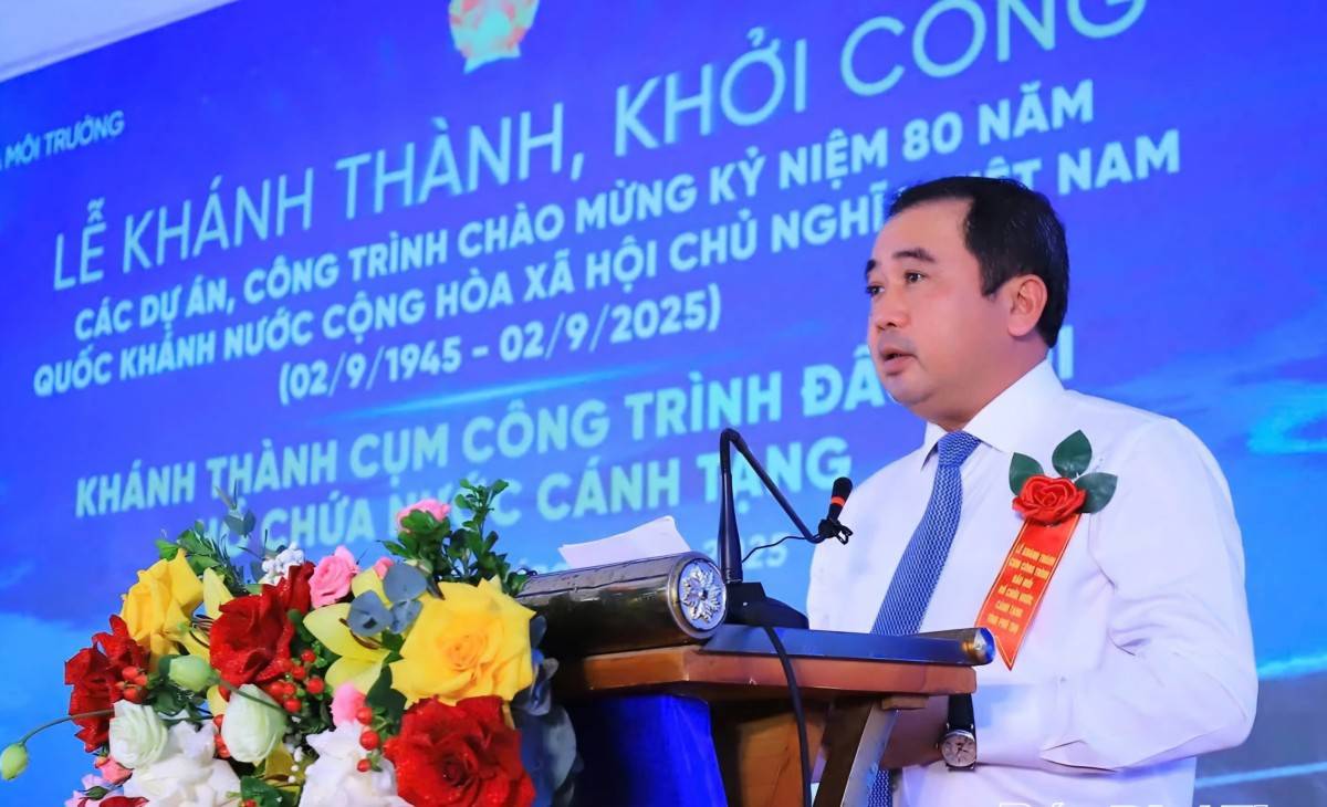 Phú Thọ khánh thành Hồ chứa nước Cánh Tạng hơn 4.100 tỷ đồng