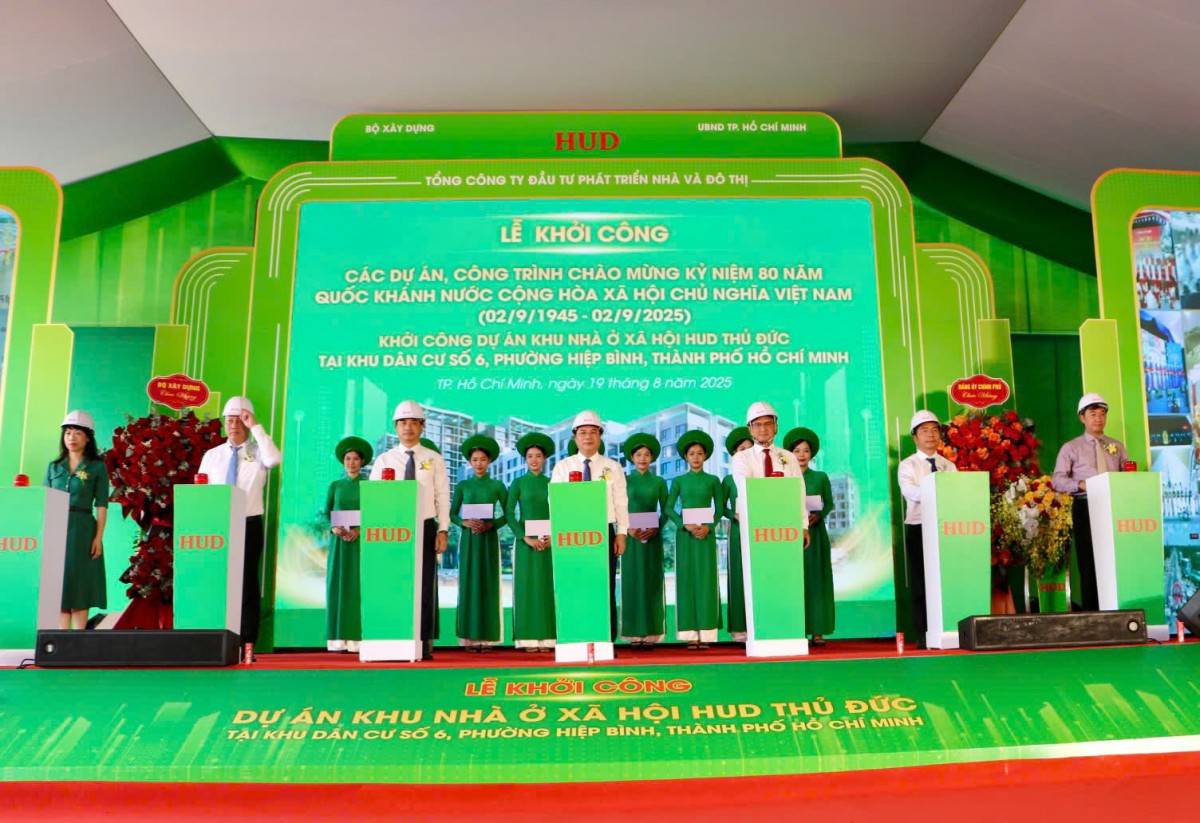 HUD xây 209 căn nhà ở xã hội tại khu vực đẹp nhất TP. Hồ Chí Minh