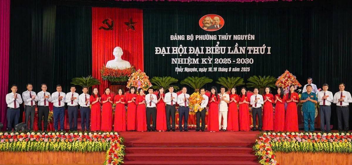 Phường Thủy Nguyên (TP. Hải Phòng) tổ chức Đại hội Đảng bộ lần thứ I: Quyết tâm xây dựng đô thị xanh, thông minh, bền vững