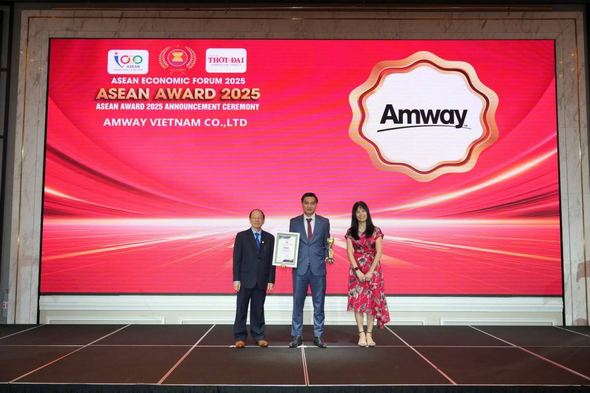 Amway Việt Nam, Doanh nghiệp tiêu biểu ASEAN, kinh tế, phát triển, cộng đồng 3