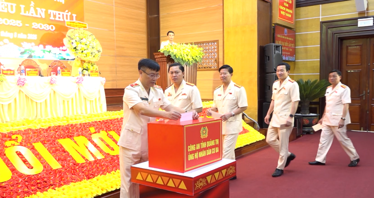 Công an tỉnh Quảng Trị quyên góp hơn 350 triệu đồng ủng hộ nhân dân Cu Ba