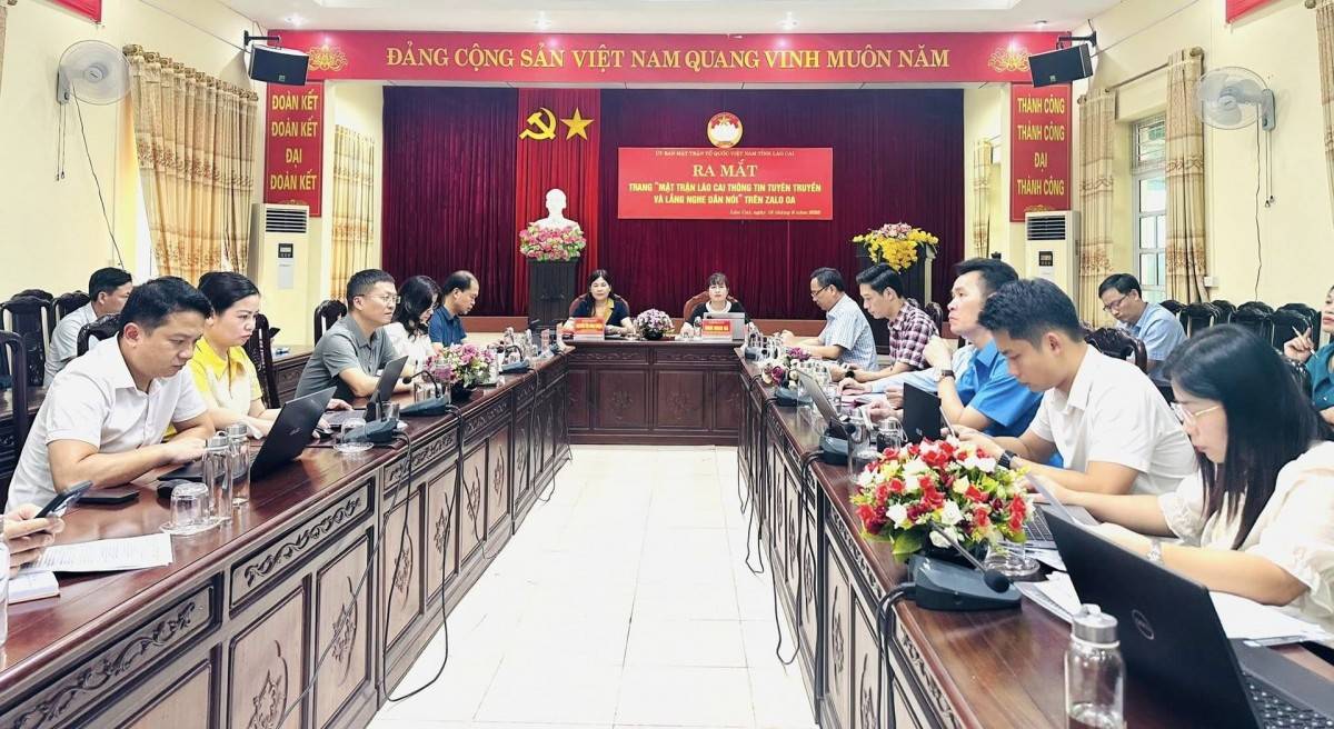 MTTQ Việt Nam tỉnh Lào Cai ra mắt Trang Zalo OA: Đổi mới để lắng nghe ý kiến nhân dân