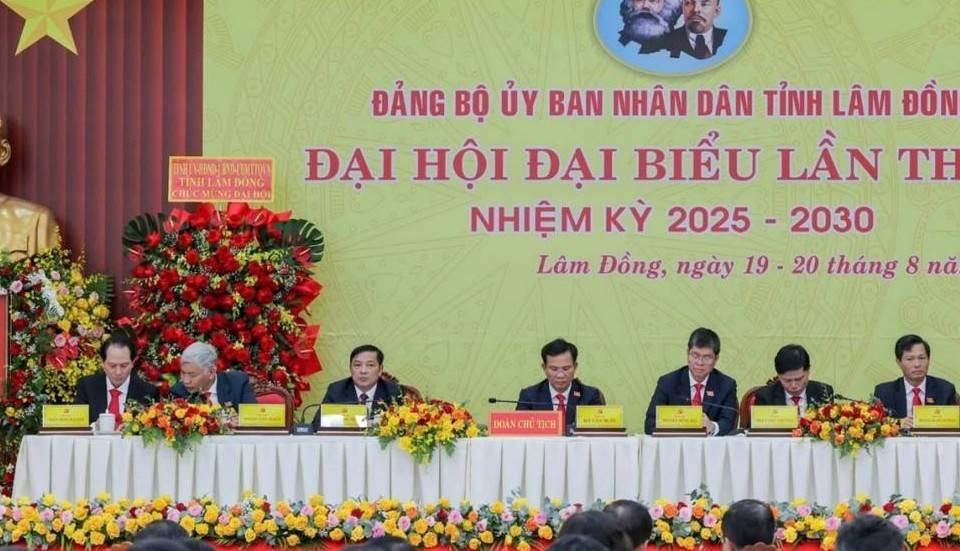Khai mạc Đại hội Đại biểu Đảng bộ UBND tỉnh Lâm Đồng lần thứ I