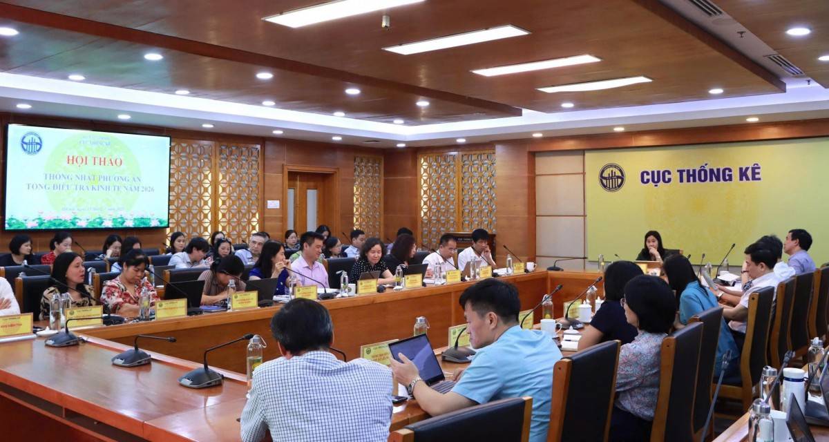 Tổng điều tra kinh tế toàn quốc bắt đầu từ ngày 5/1/2026