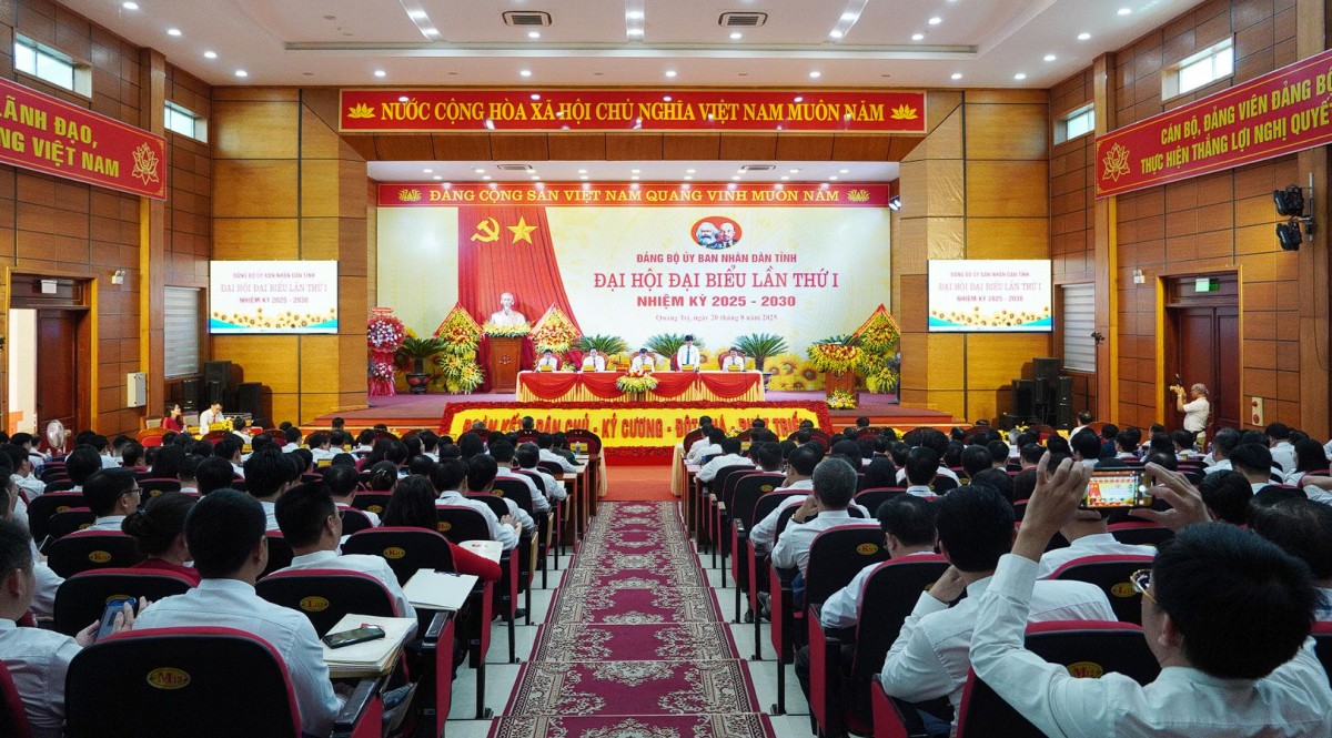 Đại hội Đảng bộ UBND tỉnh Quảng Trị: Định hình mô hình chính quyền hai cấp hiện đại