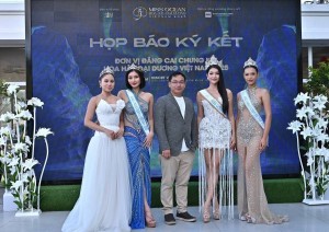 Hoa hậu Đại Dương Việt Nam 2025 rực rỡ giữa vịnh biển Vĩnh Hy