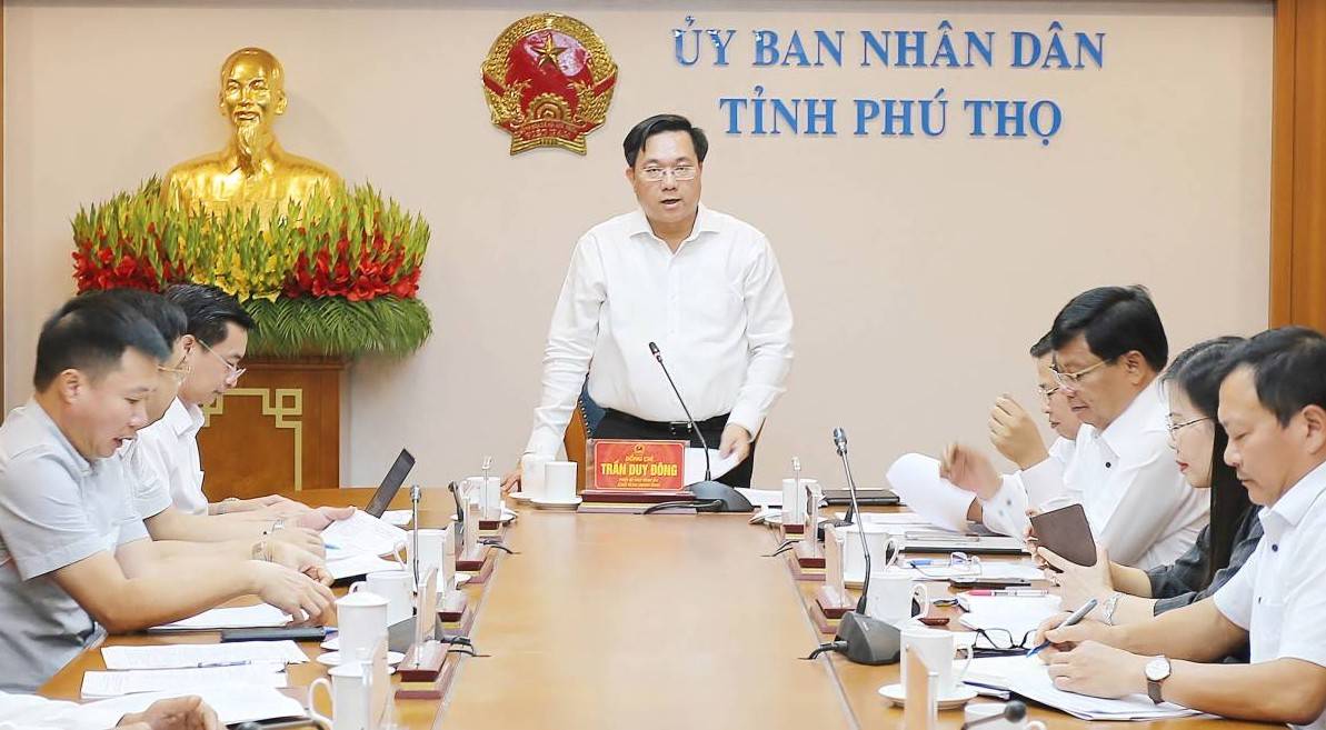Đẩy nhanh giải ngân dự án khắc phục hậu quả bão YAGI tại Phú Thọ