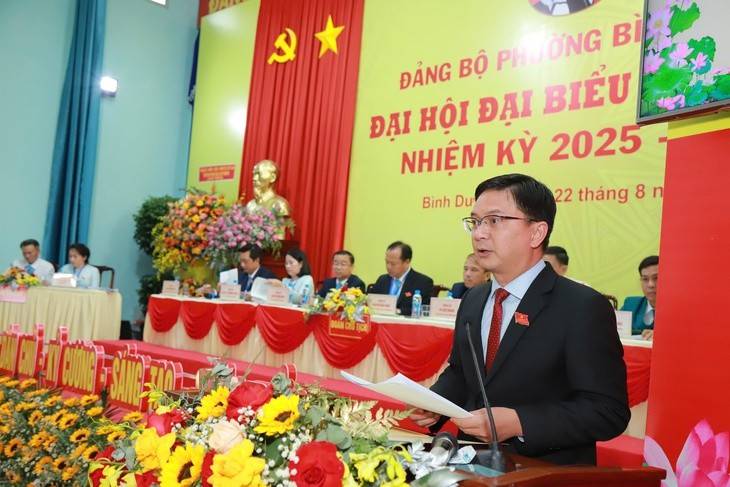 Phó Chủ tịch UBND TP. Hồ Chí Minh Nguyễn Mạnh Cường: Phường Bình Dương cần chăm lo tốt cho công nhân