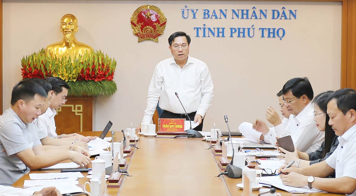 Đẩy nhanh giải ngân dự án khắc phục hậu quả bão YAGI tại Phú Thọ