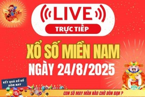 TRỰC TIẾP: Kết quả Xổ số miền Nam hôm nay 24/8/2025 - XSMN 24/8 - XSMN chủ Nhật cập nhật mới nhất