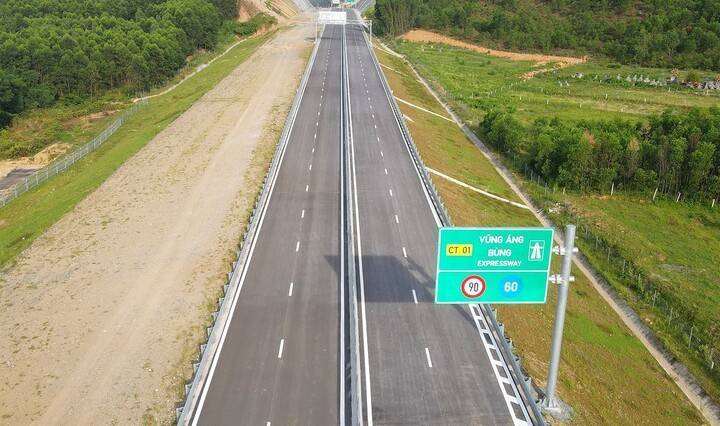 Sẽ khai thác tuyến cao tốc Bắc - Nam Vũng Áng – Bùng vào ngày 28/8