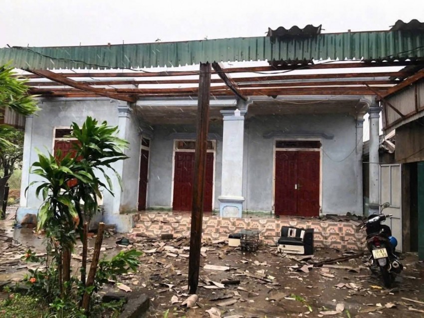 Bão số 5 đổ bộ, Hà Tĩnh thiệt hại nặng nề