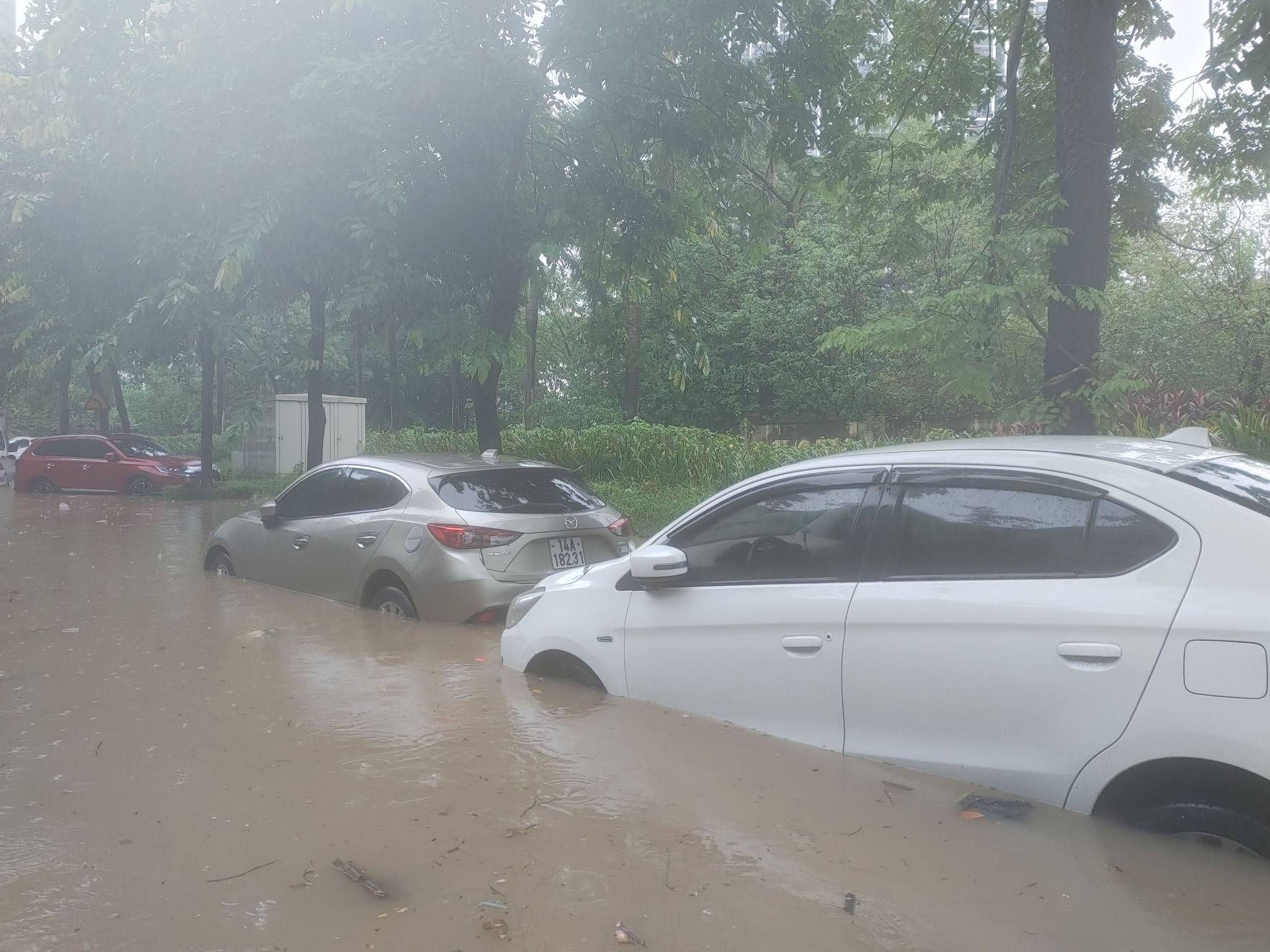 Giữa đêm mưa bão Hà Nội: Chàng trai cứu hộ miễn phí, sưởi ấm tình người