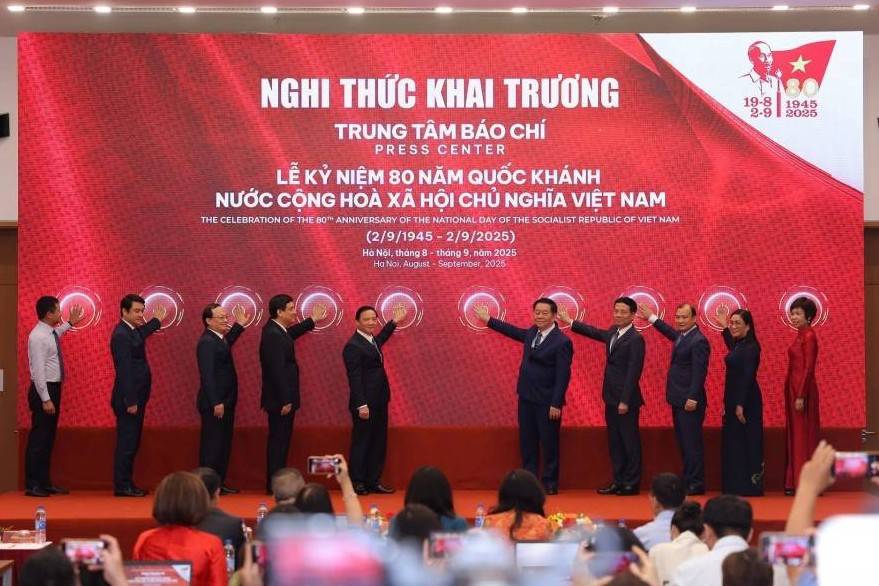 Ra mắt Trung tâm Báo chí phục vụ lễ kỷ niệm 80 năm Quốc khánh 2/9