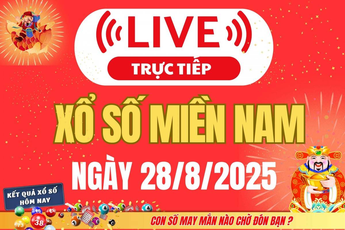 TRỰC TIẾP: Kết quả Xổ số miền Nam hôm nay 27/8/2025 - XSMN 27/8 - XSMN thứ Tư cập nhật mới nhất TRỰC TIẾP: Kết quả Xổ số miền Nam hôm nay 27/8/2025 - XSMN 27/8 - XSMN thứ Tư cập nhật mới nhất