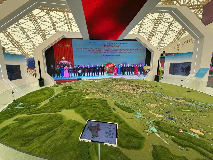 Không gian Triển lãm “Thành tựu kinh tế - xã hội Thủ đô Hà Nội”: Không gian kết nối ký ức, hiện tại và tương lai Không gian Triển lãm “Thành tựu kinh tế - xã hội Thủ đô Hà Nội”: Không gian kết nối ký ức, hiện tại và tương lai