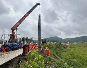 Lãnh đạo Tổng công ty Điện lực miền Bắc sát cánh tại hiện trường sau bão, quyết liệt khôi phục lưới điện Nghệ An