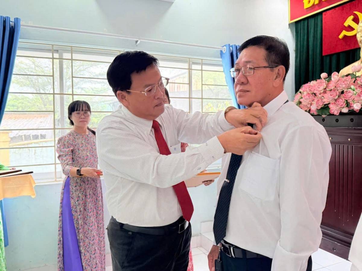 Đồng chí Phan Thanh Huy, Phó Bí thư Thường trực Đảng ủy xã Bình Lợi