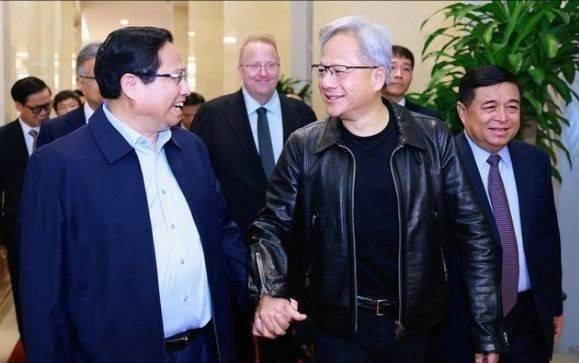 Tỷ phú Jensen Huang chia sẻ công thức thành công tới doanh nhân Việt