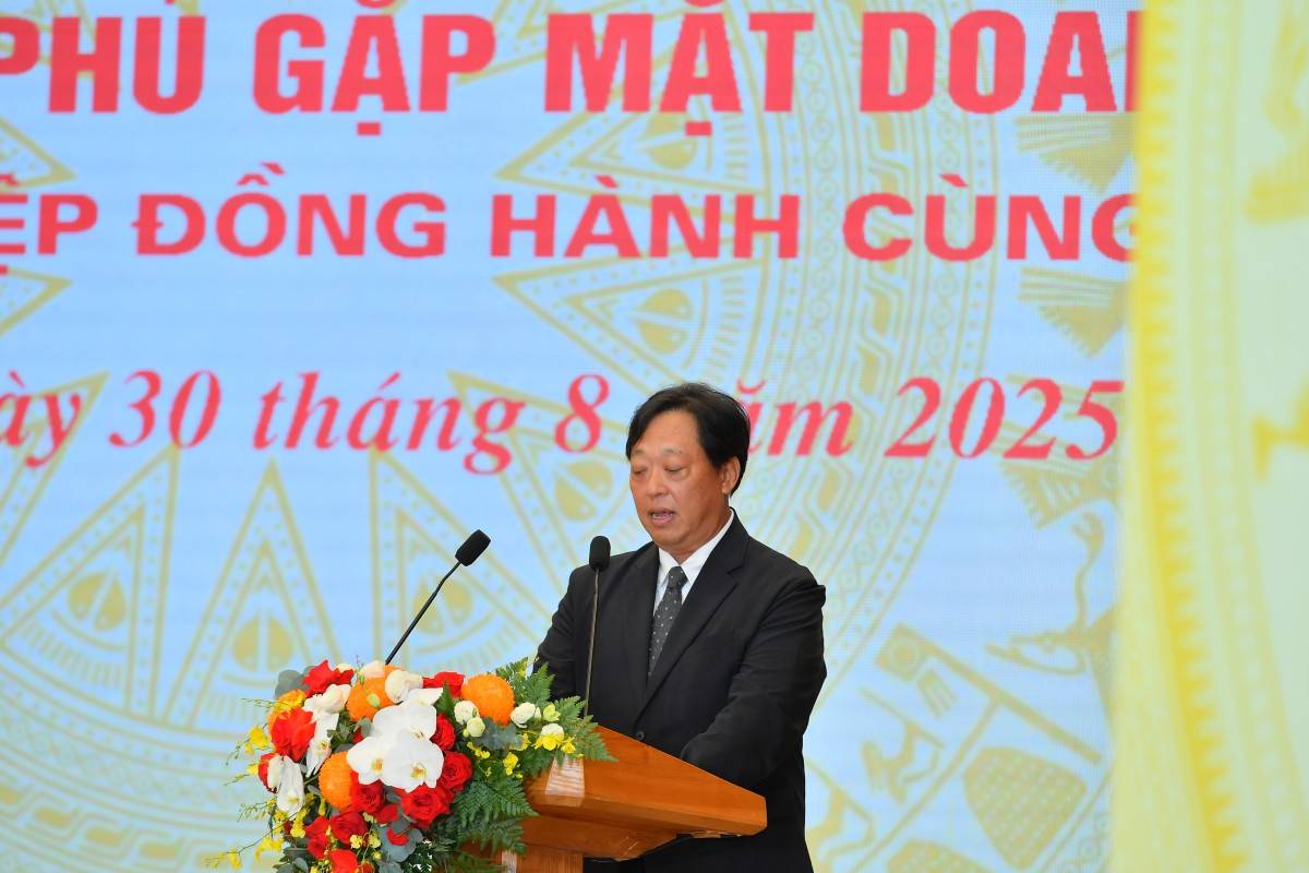 Ông Eita Fujikawa, Tổng Giám đốc Sumitomo Corporation Việt Nam báo cáo những thành tựu tại Việt Nam 