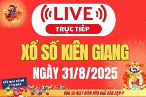 TRỰC TIẾP: Xổ số Kiên Giang hôm nay ngày 24/8/2025 - XSKG 24/8 - Kết quả xổ số Kiên Giang hôm nay