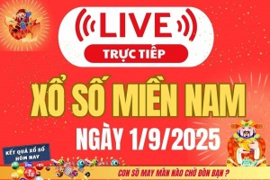 TRỰC TIẾP: Kết quả Xổ số miền Nam hôm nay 1/9/2025 - XSMN 1/9 - XSMN thứ Hai cập nhật mới nhất