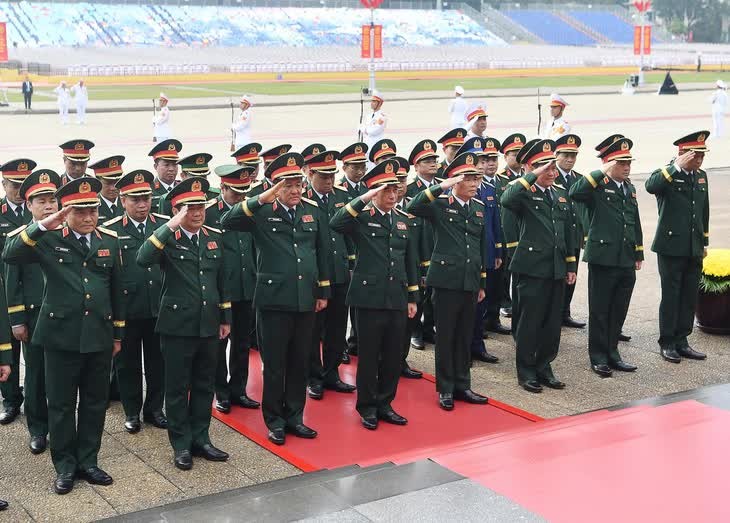 Đoàn Quân ủy Trung ương - Bộ Quốc phòng tưởng niệm Chủ tịch Hồ Chí Minh Đoàn Quân ủy Trung ương - Bộ Quốc phòng tưởng niệm Chủ tịch Hồ Chí Minh