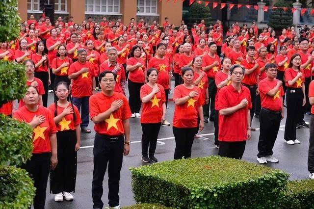 Phường Bình Thạnh (TPHCM) tổ chức chương trình đồng diễn “Việt Nam - Tự hào tiếp bước tương lai”( ngày 30/8) - Ảnh: VGP/MT