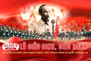 Trực tiếp: Lễ diễu binh, diễu hành kỷ niệm 80 năm Cách mạng Tháng Tám thành công và Quốc khánh 2/9