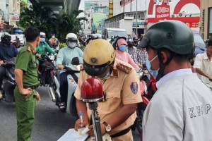 TP. Hồ Chí Minh: Xử lý hơn 9.500 trường hợp vi phạm giao thông dịp Quốc khánh 2/9