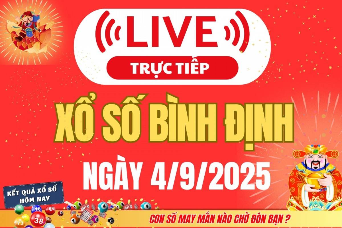 Xổ số Bình Định hôm nay ngày 28/8/2025 - XSBDI 28/8 - Kết quả xổ số Bình Định hôm nay