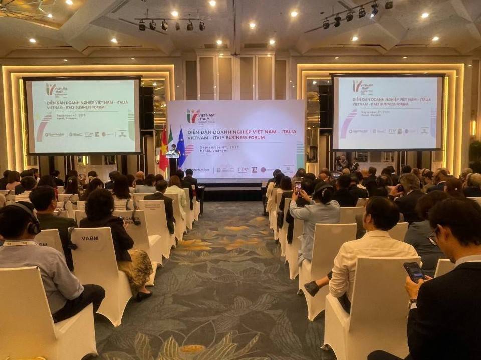 Diễn đàn doanh nghiệp Việt Nam - Italia 2025: Mở ra hướng hợp tác mới