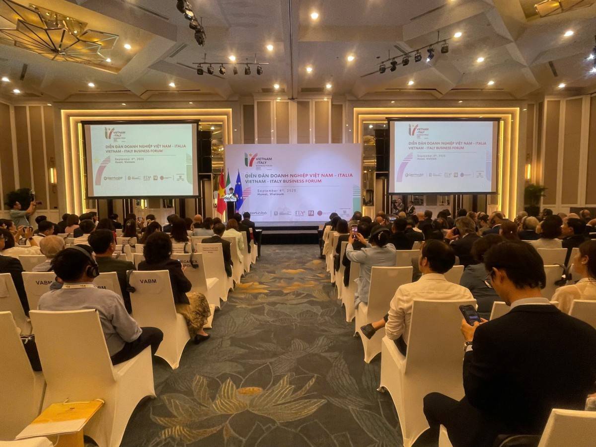 Diễn đàn doanh nghiệp Việt Nam - Italia 2025: Mở ra hướng hợp tác mới