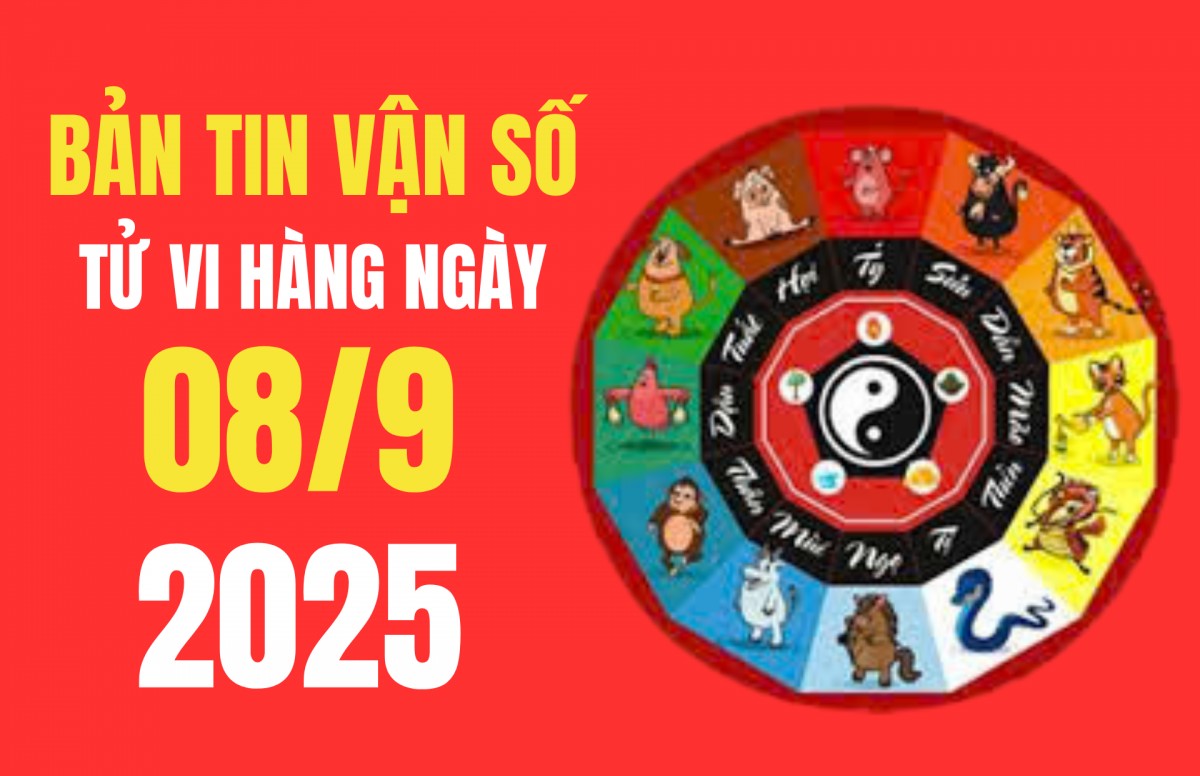 Tử vi - Vận số ngày 8/9/2025: Mặc màu gì để hút tài lộc, gặp nhiều may mắn?