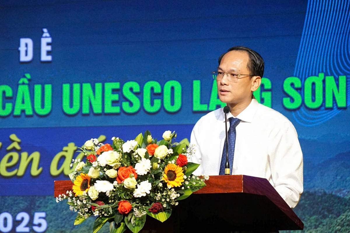  ông Lưu Bá Mạc - Phó Giám đốc Sở Văn hóa, Thể thao và Du lịch tỉnh Lạng Sơn