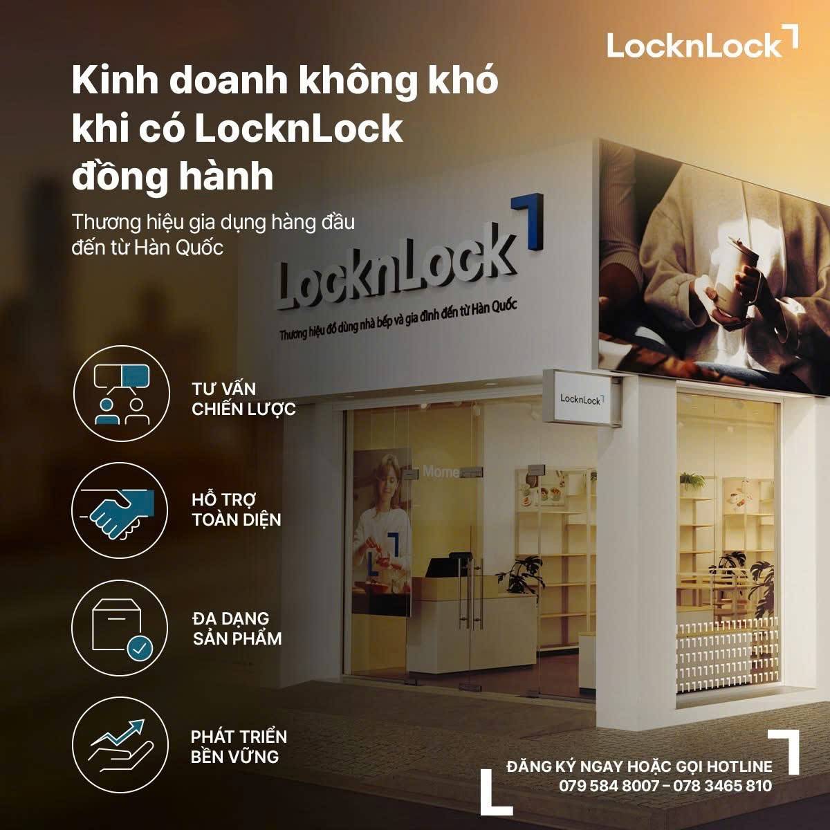 LocknLock mở rộng hợp tác nhượng quyền toàn quốc, tìm kiếm đối tác tiềm năng