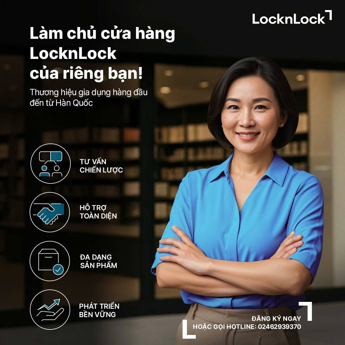 LocknLock mở rộng hợp tác nhượng quyền toàn quốc, tìm kiếm đối tác tiềm năng
