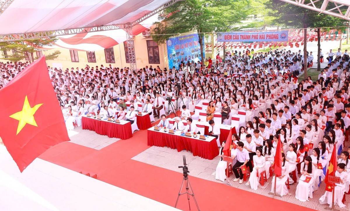 Hải Phòng tưng bừng khai giảng năm học mới 2025 – 2026: Khởi đầu cho giai đoạn đổi mới giáo dục