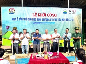 Hội Doanh nghiệp Nghệ Tĩnh tài trợ 1 tỷ đồng xây phòng bán trú cho học sinh vùng cao Nghệ An