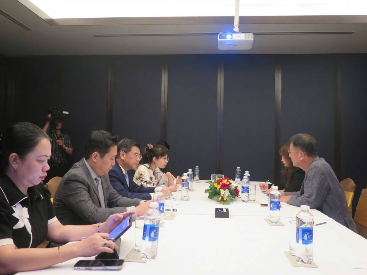 Quang cảnh buổi tiếpông Harry Hwang, Giám đốc Khu vực châu Á – Thái Bình Dương của Tổ chức Du lịch thế giới Liên Hiệp Quốc (UN Tourism)