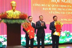 Bổ sung nhân sự chủ chốt cho Đà Nẵng nhằm tăng cường lãnh đạo kinh tế, hướng tới trung tâm tài chính quốc tế