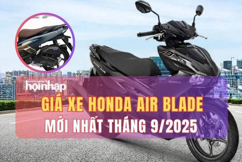 Giá xe máy Honda Air Blade mới nhất tháng 9/2025: Giảm giá “chưa từng có", đại lý bán thấp hơn niêm yết