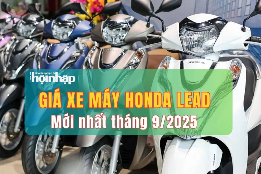 Giá xe máy Honda Lead mới nhất tháng 9/2025: Giá niêm yết giữ ổn định, đại lý đội thêm 5,3–5,4 triệu đồng