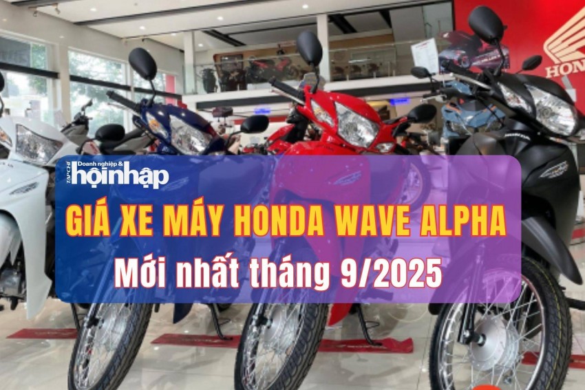 Giá xe máy Honda Wave Alpha mới nhất tháng 9/2025: Giá giữ nguyên, đại lý vẫn “đội” chênh 5,2–5,6 triệu đồng