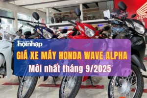 Giá xe máy Honda Wave Alpha mới nhất tháng 9/2025: Giá giữ nguyên, đại lý vẫn “đội” chênh 5,2–5,6 triệu đồng