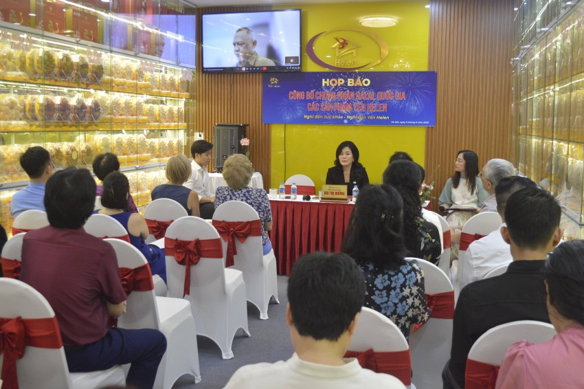 Công ty TNHH Helen Solar tổ chức công bố thông tin sản phẩm yến chưng và yến thô của doanh nghiệp được cấp giấy chứng nhận sản phẩm Halal quốc gia