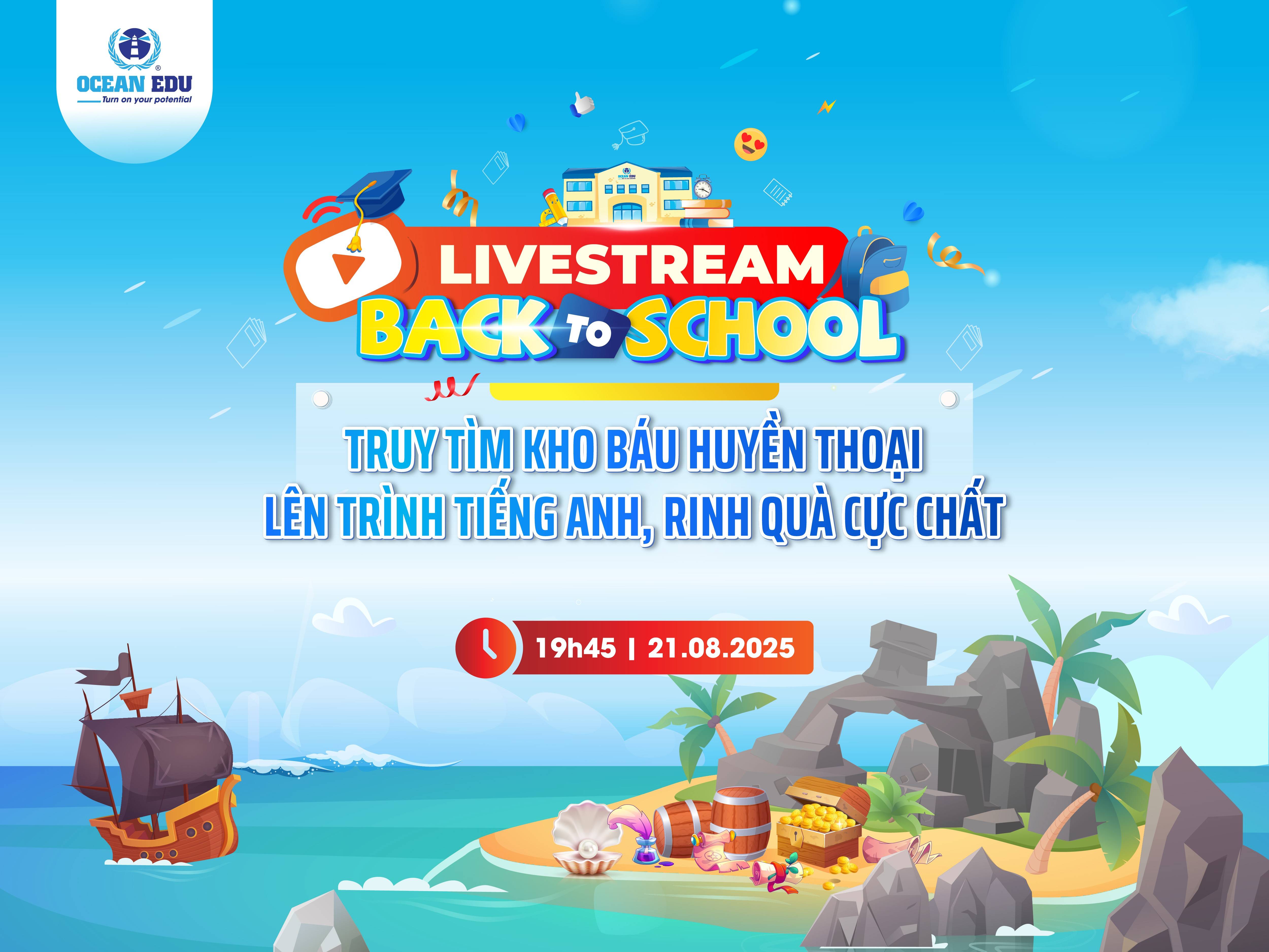 Livestream học tiếng Anh với giáo viên nước ngoài với chủ đề thú vị tại Ocean Edu Livestream học tiếng Anh với giáo viên nước ngoài với chủ đề thú vị tại Ocean Edu
