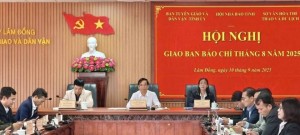 Lâm Đồng: Ban Tuyên giáo và Dân vận Tỉnh ủy tổ chức Hội nghị giao ban báo chí tháng 8/2025