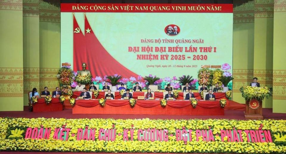 Đại hội đại biểu Đảng bộ tỉnh Quảng Ngãi lần thứ I thành công tốt đẹp